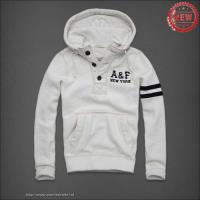 heren abercrombie and fitch pullover half-knop wit new york On Sale Discount hlswt262